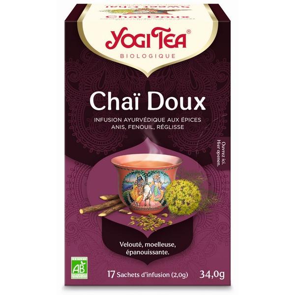 YOGI TEA CHAI DOUX 17X SACHETS 34GR BF6