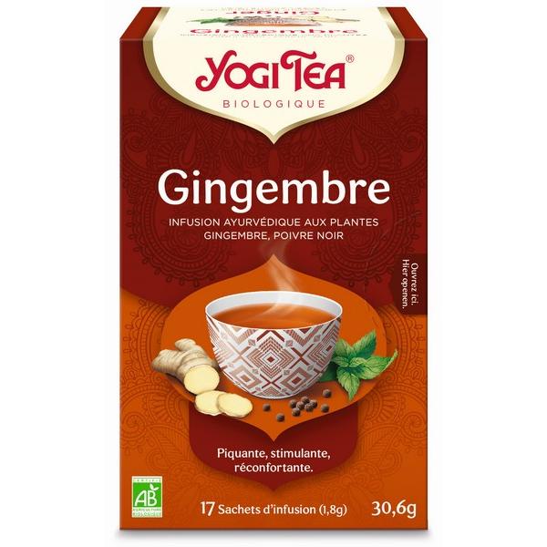 YOGI TEA GINGEMBRE 17X SACHETS 30,6GR BF6