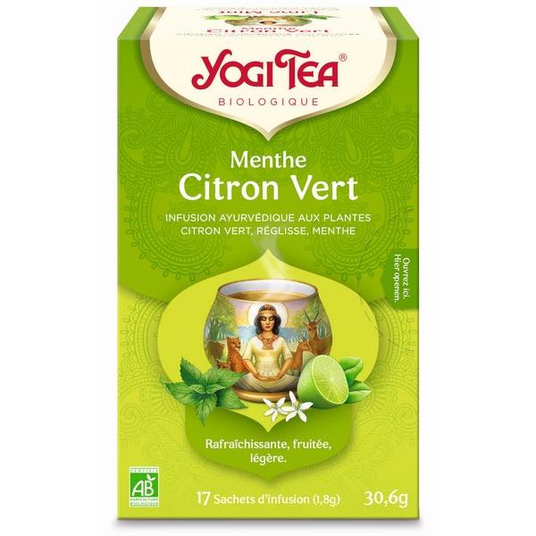 YOGI TEA MENTHE CITRON VERT 17X SACHETS 30,6GR BF6