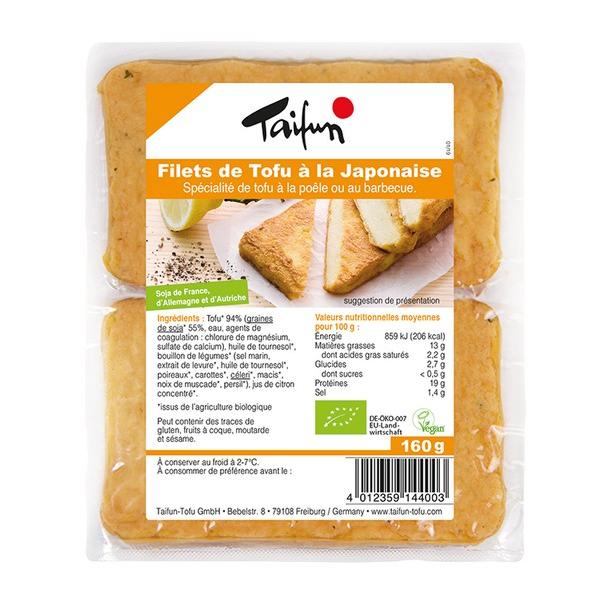 TAIFUN FILET DE TOFU A LA JAPONAISE 160GR BF8