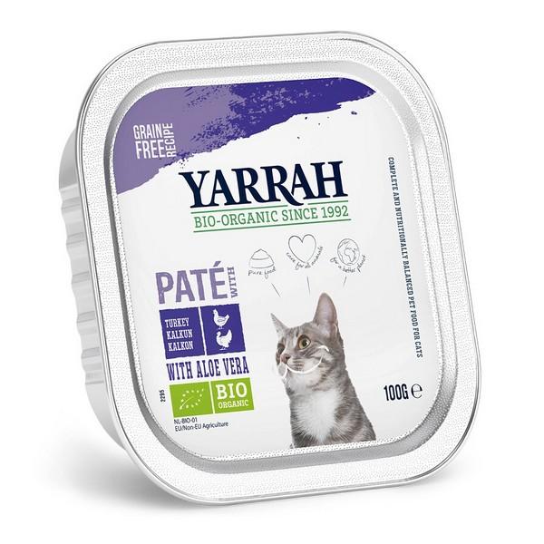 YARRAH PATE AU POULET & DINDE CHAT 100GR BF16