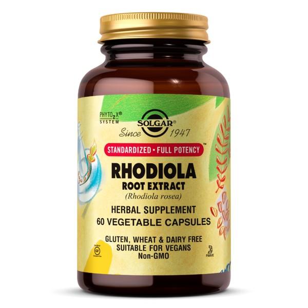 SOLGAR RHODIOLA ROOT EXTRACT 60X CAPSULES SG