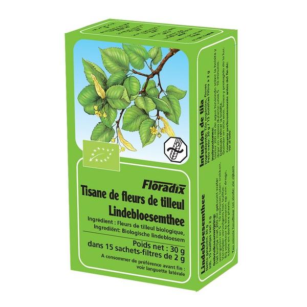 SALUS FLORADIX TISANE DE FLEUR DE TILLEUL 15X SACHETS 30GR OC