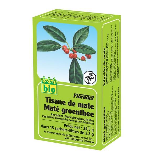 SALUS FLORADIX TISANE DE MATE 15X SACHETS 34,5GR OC