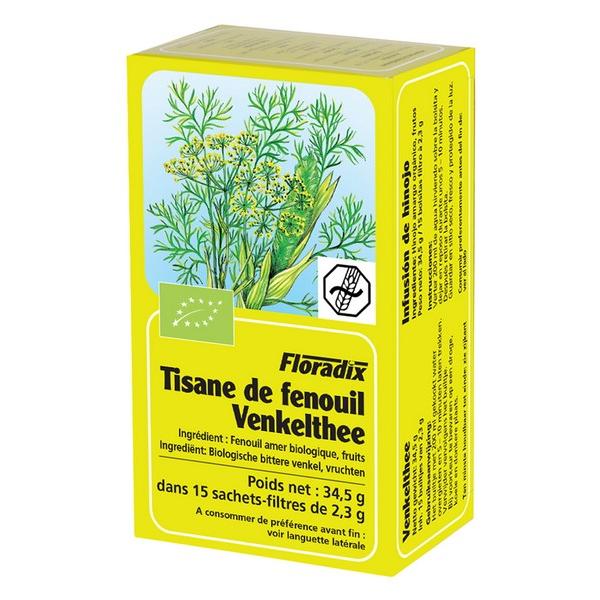 SALUS FLORADIX TISANE DE FENOUIL 15X SACHETS 34,5GR OC