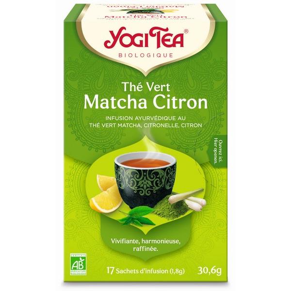 YOGI TEA THE VERT MATCHA CITRON 17X SACHETS 30,6GR BF6