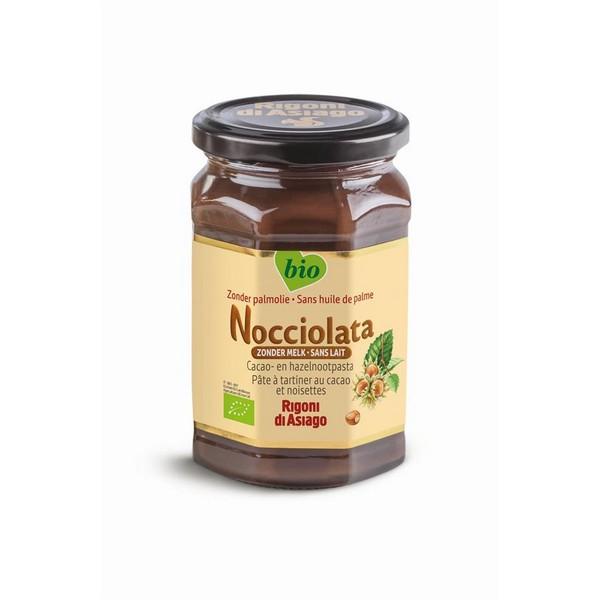 NOCCIOLATA PATE A TARTINER AU CACAO ET NOISETTES 250GR SANS LAIT BF6