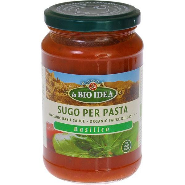 LA BIO IDEA SAUCE TOMATE AUX BASILICS 340GR BF6