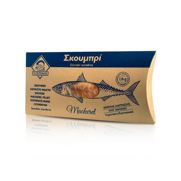 V.GEITONAS FILET DE MAQUERAUT FUMEE 100GR EL