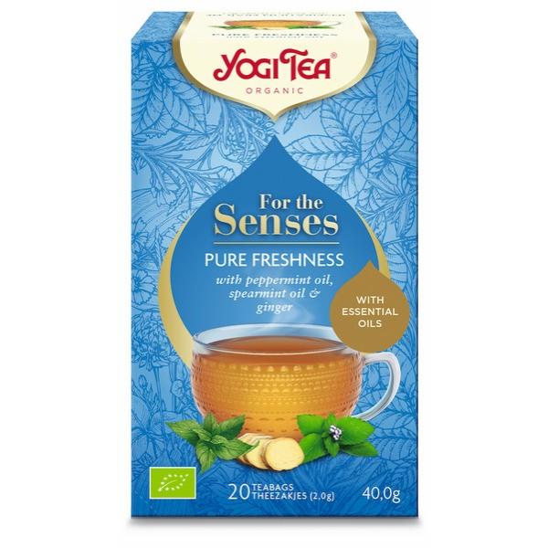 YOGI TEA FOR THE SENSES PURE FRAICHEUR 20X SACHETS 40GR BF6