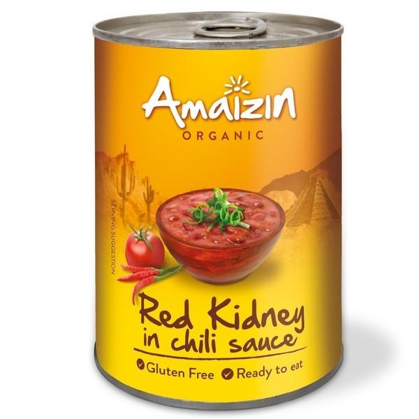 AMAIZIN HARICOTS ROUGE RED KIDNEY SAUCE 400GR BF6