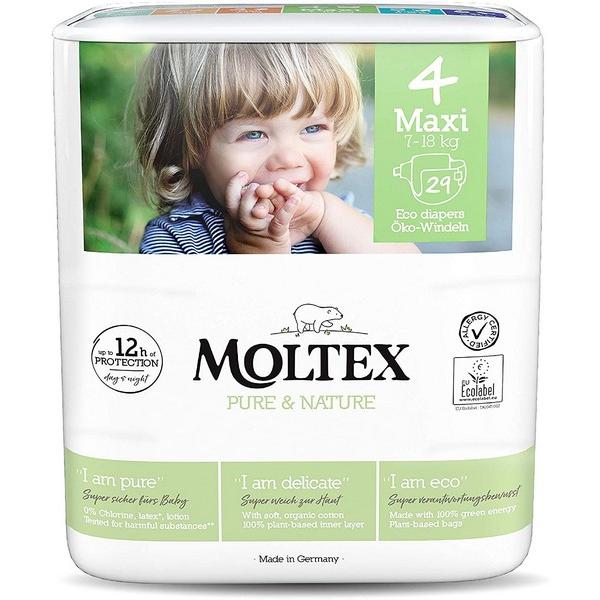 MOLTEX COUCHES BEBE N°4 MAXI 7-18KG 29X MR6