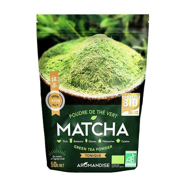 AROMANDISE POUDRE DE THE VERT MATCHA TONIQUE 50GR MR12