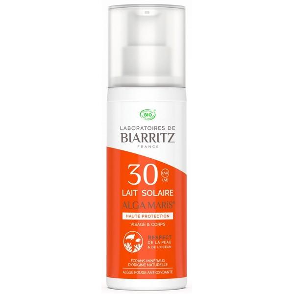 LABORATOIRES DE BIARRITZ LAIT SOLAIRE 30SPF 100ML BZ