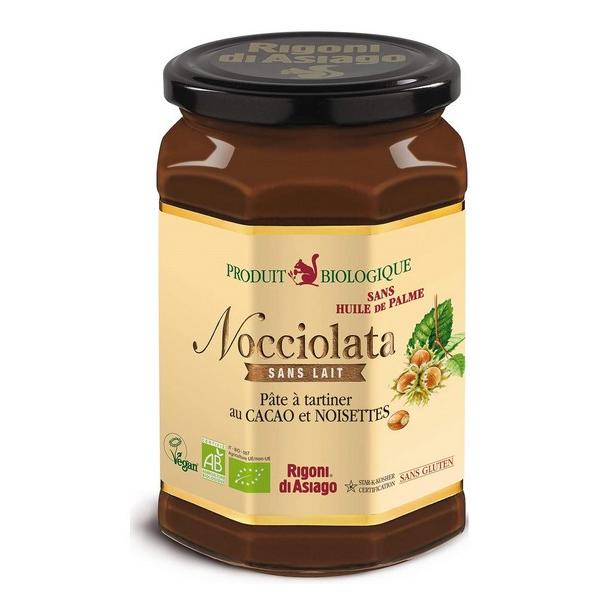 NOCCIOLATA PATE A TARTINER AU CACAO ET NOISETTES 650GR SANS LAIT BF6