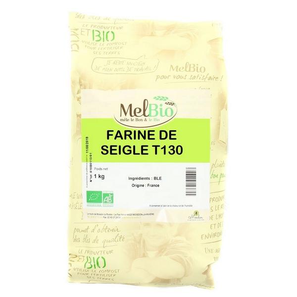 MELBIO FARINE DE SEIGLE T130 1KG HY8