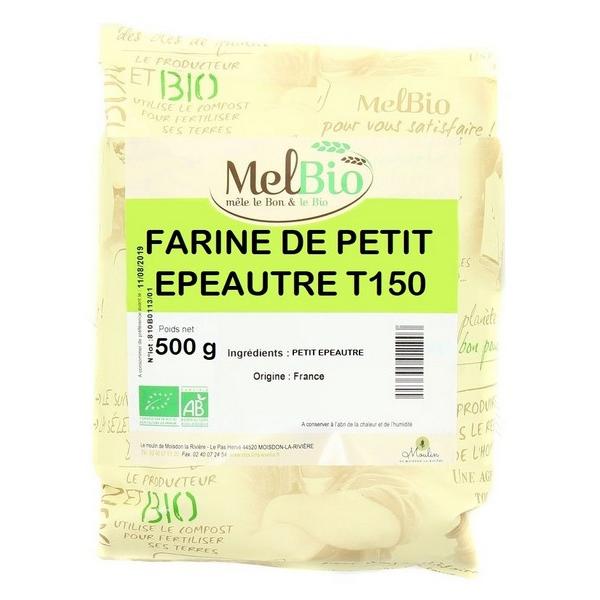 MELBIO FARINE DE PETIT EPEAUTRE T150 500GR HY12