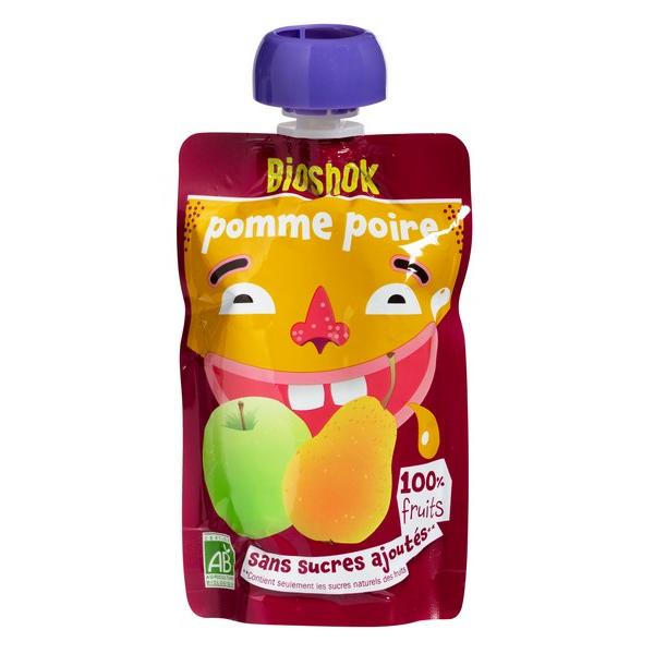 BIOSHOK GOURDE POMME & POIRE 100GR MR18