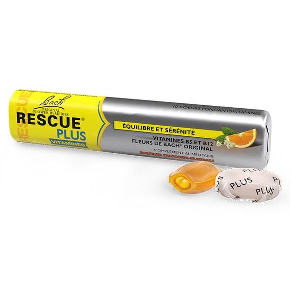 BACH RESCUE PLUS 10X BONBONS ORANGE & SUREAU 42GR MR12