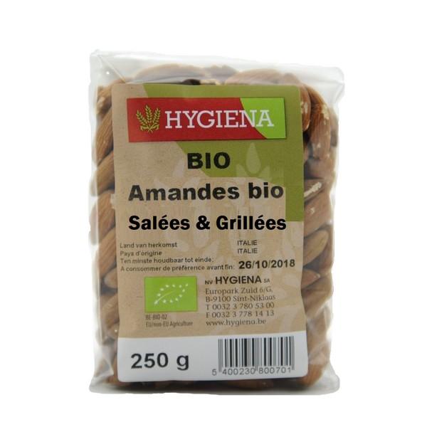 HYGIENA AMANDES SALEES GRILLEES 250GR HY12