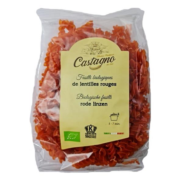 CASTAGNO PATES FUSILLI DE LETILLES ROUGES 250GR HY12