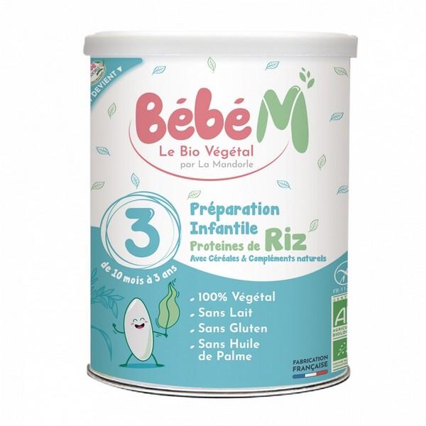 BEBE MANDORLE PREPARATION INFANTILE N°3 (10MOIS-3ANS) 800GR LAIT EN POUDRE DB