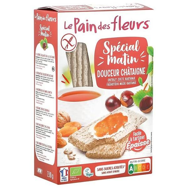 LE PAIN DES FLEURS SPECIAL MATIN DOUCUER CHATAIGNE 230GR HY8