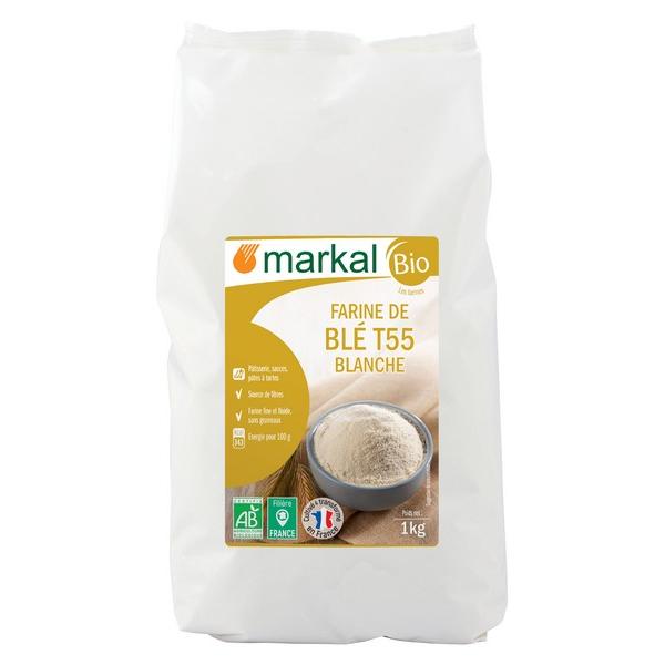 MARKAL FARINE DE BLE BLANCHE (T55) 1KG MR12