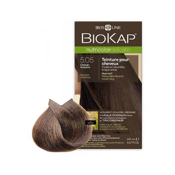 BIOKAP 5.05 CHATAIN NOISETTE 140ML NUTRICOLOR DELICATO MN