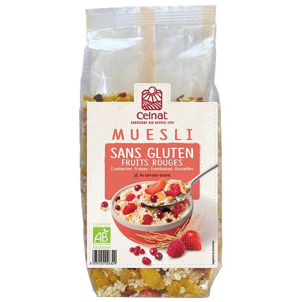 CELNAT MUESLI FRUITS ROUGES 375GR CN