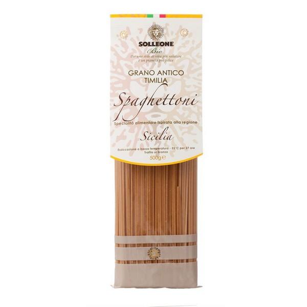 SOLLEONE PATES SPAGHETTI GRANO ATINCO TIMILIA BLE 500GR BF12