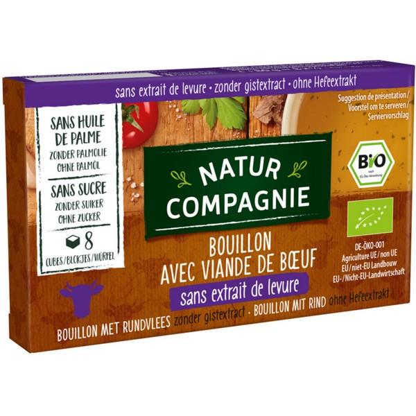 NATUR COMPAGNIE BOUILLON AVEC VIANDE DE BOEUF 8X9GR MV12