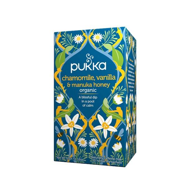 PUKKA THE CAMOMILLE, VANILLE & MIEL DE MANUKA 20X SACHETS MR