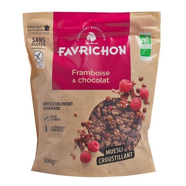 FAVRICHON MUESLI FRAMBOISE & CHOCOLAT 500GR BF6