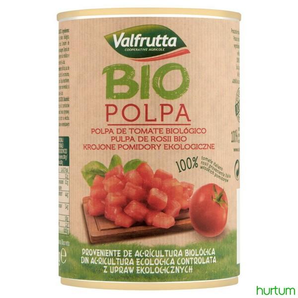 VALFRUTTA PULPES DE TOMATE GRAND CUBES VAPEUR 400GR TT12