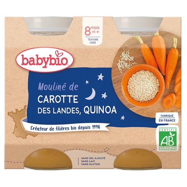 BABYBIO POT LEGUMES & QUINOA 2X200GR VT6