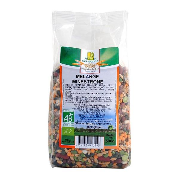 MOULIN DES MOINES MELANGE MINESTRONE 500GR MV