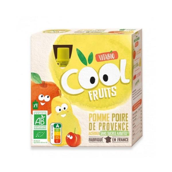 VITABIO COOL FRUITS POMME POIRE ACEROLA 4X90GR VT12