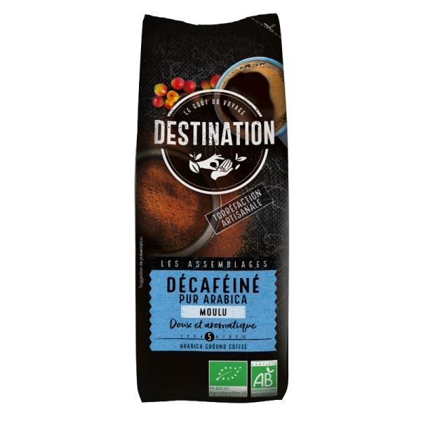 DESTINATION CAFE DECAFEINE PUR ARABICA MOULU 250GR BF12