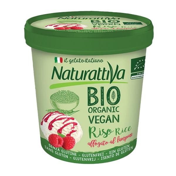 NATURATTIVA GLACE AU RIZ VANILLE & FRAMBOISE 300GR MR6