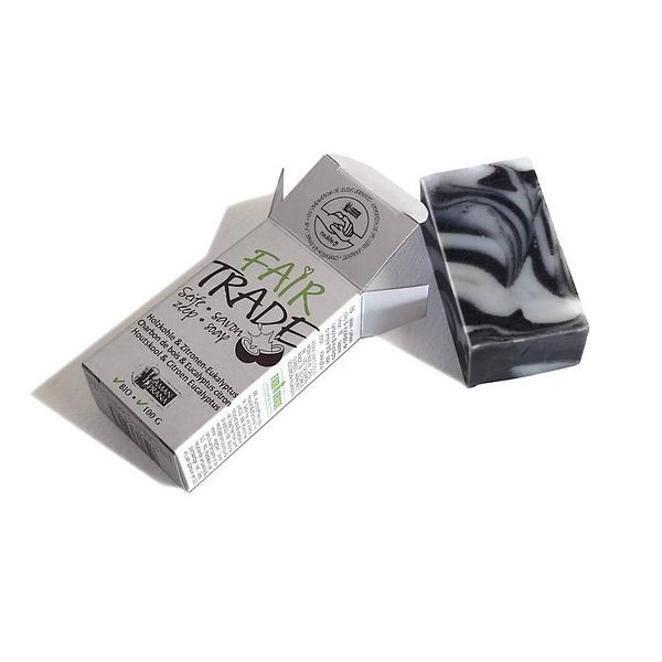 AMANPRANA SAVON CHARBON ET EUCALYPTUS FAIRTRADE MV