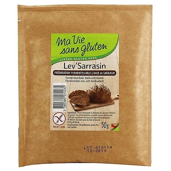 MA VIE SANS GLUTEN LEVURE SARRASIN 50GR HY10