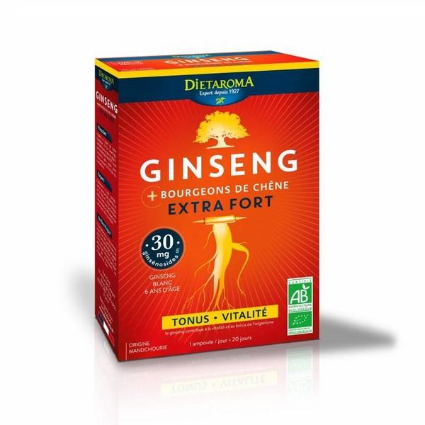 DIETAROMA GINSENG EXTRA FORT 20X AMPOULES MN