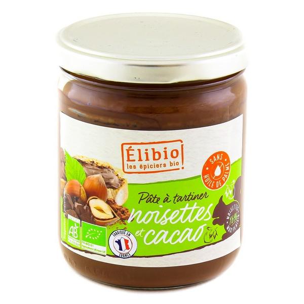 ELIBIO PATE A TARTINER NOISETTES ET CACAO 400GR DB6