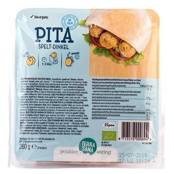 TERRASANA PAIN PITA D'EPEAUTRE 260GR MR12