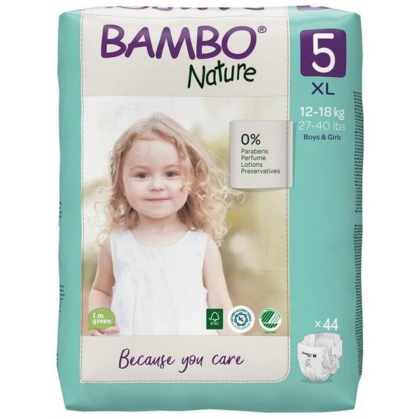 BAMBO NATURE COUCHE BEBE N°5 XL 12-18KG 44X BF3