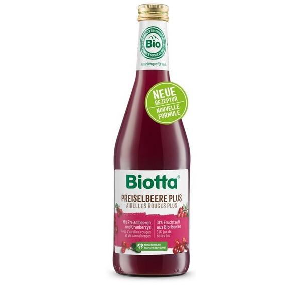 BIOTTA JUS D'AIRELLES ROUGES PLUS 500ML MR6