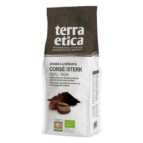 TERRA ETICA CAFE CORSE  STERK PEROU - INDIA 250GR BF6