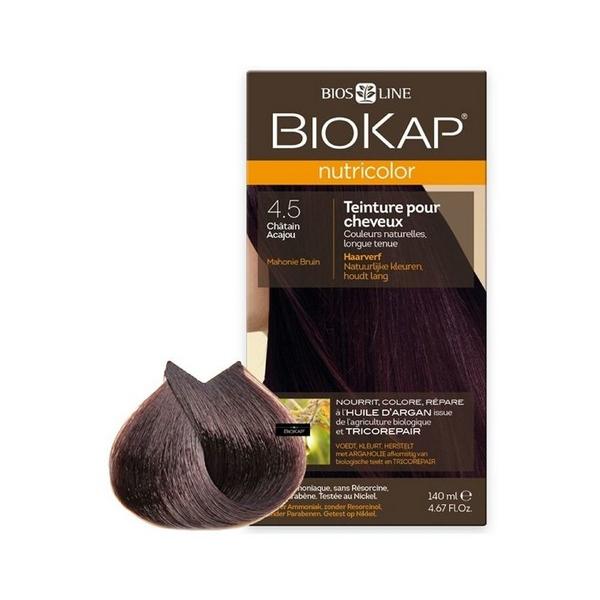 BIOKAP 4.5 CHATAIN ACAJOU 140ML NUTRICOLOR MN