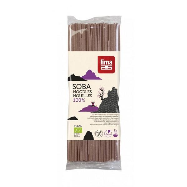 LIMA NOUILLES SOBA 100% SARRASIN COMPLET 200GR MR6